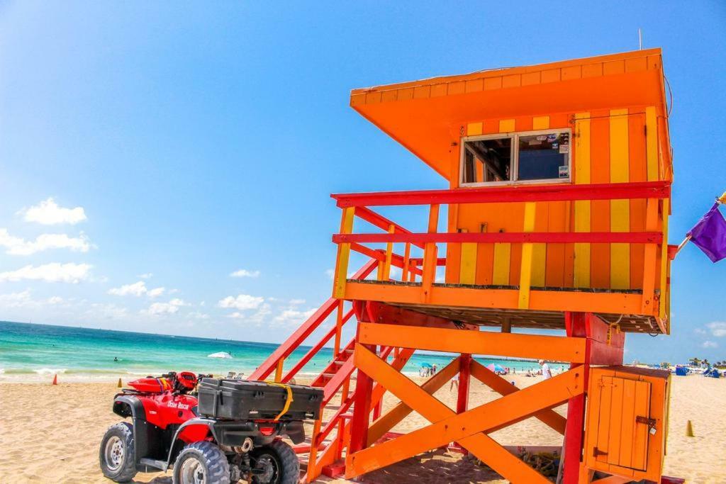 2 Bedroom 2 Bath With Patio On 11Th Collins Ave Miami Beach Dış mekan fotoğraf
